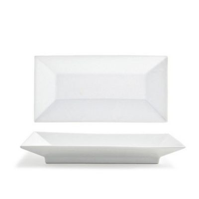 FRONT OF THE HOUSE DAP012WHP22 PLATE SQR 8 OZ KYOTO WHT PORC