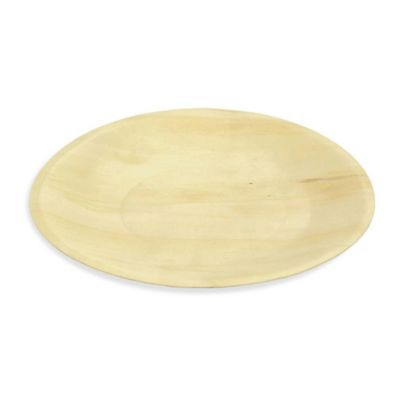 FRONT OF THE HOUSE DSP026NAW28 PLATE 8-1/2" RND SERVEWISE WOOD NAT