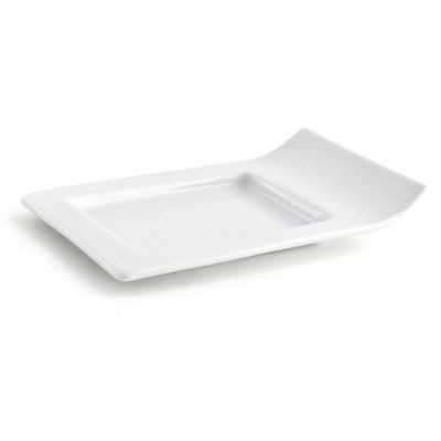 FRONT OF THE HOUSE DAP041WHP23 PLATE RECT SAMPLER 5.5X3.75" WHT
