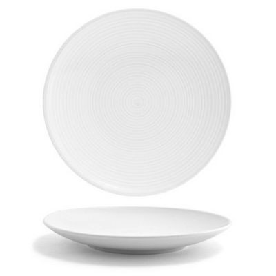 FRONT OF THE HOUSE DSP008WHP23 PLATE 8" SPIRAL WHT