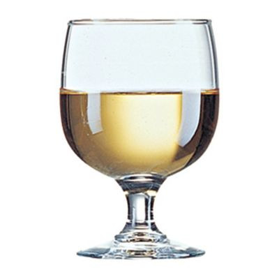 CARDINAL INTERNATIONAL E3559 GLASS GOBLET STACKING 6-1/2 OZ AMELIA