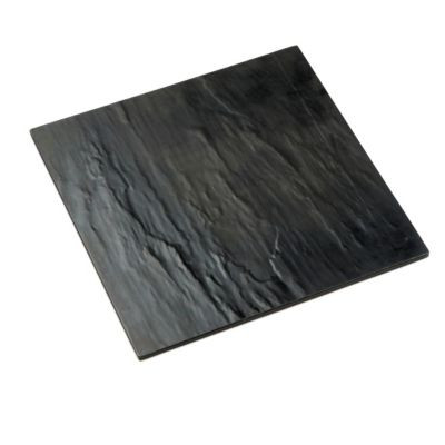 AMERICAN METALCRAFT FSLT14 PLATTER 14-1/2X14-1/2" SQR FAUX SLATE