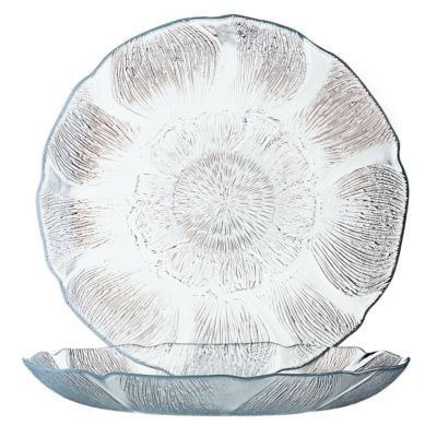 CARDINAL INTERNATIONAL J0856 PLATE DINNER 9" FLEUR GLASS