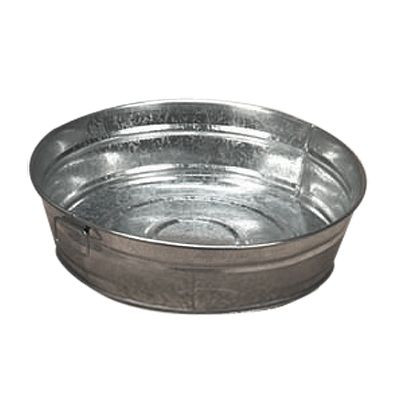 AMERICAN METALCRAFT MTUB12 TUB 12X3" HANDLED GALVANIZED TIN