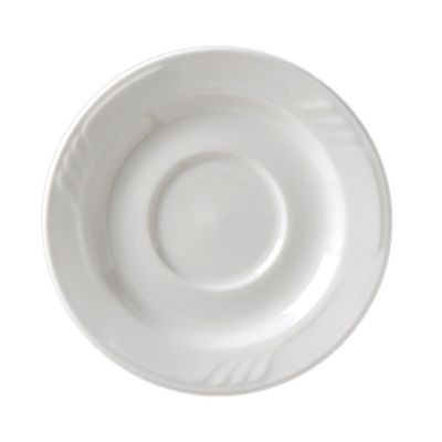 VERTEX CHINA SAU-2 SAUCER 5-1/2" SAUSALITO CHINA WHT