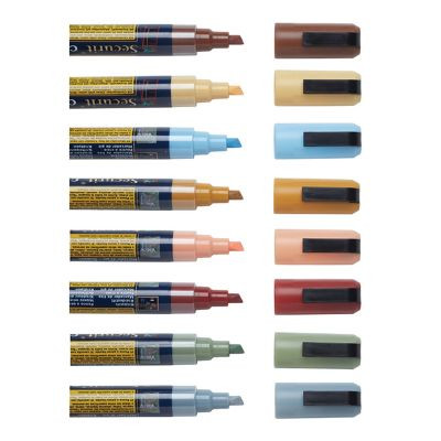 AMERICAN METALCRAFT SMA510V8ET MARKER CHALK SECURIT EARTH TONE ASSORT