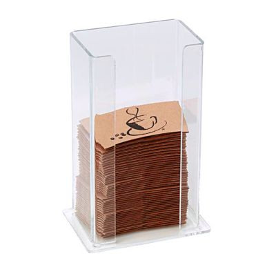 DIVERSIFIED METAL PROD SLV-H-1CL DISPENSE-RITE CLEAR COUNTERTOP COFFEE SL