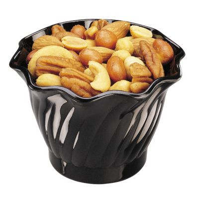 CAMBRO MANUFACTURING SRB5CW110 BOWL SERVING 5 OZ SWIRL POLYCARB BLK
