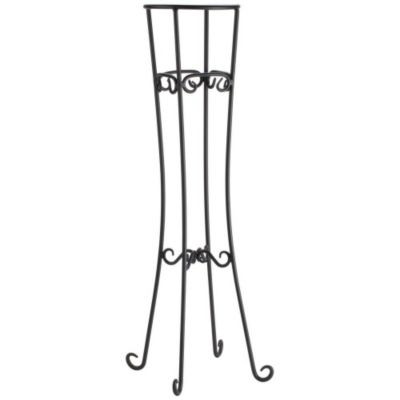 AMERICAN METALCRAFT WICS34 STAND CHAMPAGNE 10-1/2" WROUGHT IRON BLK