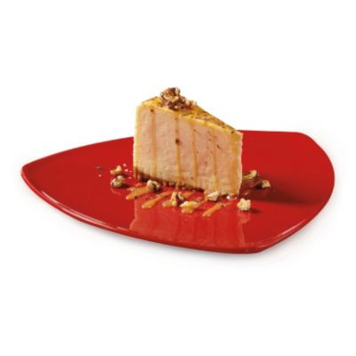 G E T ENTERPRISES TP-12-RSP PLATE TRI 12" DIAMOND MARDI GRAS MEL RED