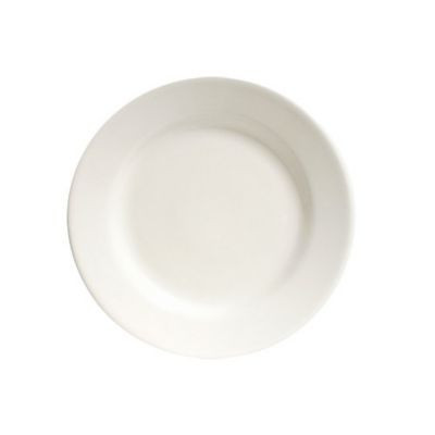 TUXTON CHINA TRE-921 PLATE 12" WIDE RIM WHT