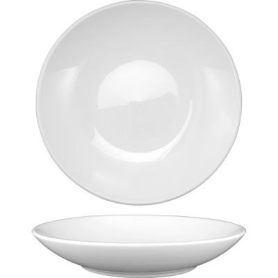 INTERNATIONAL TABLEWARE TN-107 PLATE PASTA 7-1/8" TORINO PORC EURO WHT