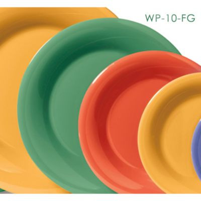 G E T ENTERPRISES WP-10-FG PLATE WR 10-1/2" DIAMOND MARDI GRAS GRN