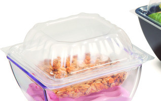 CARLISLE FOOD SERVICE PRODUCTS DX11840174 LID SQR DOME F/SQR BOWL PS CLR