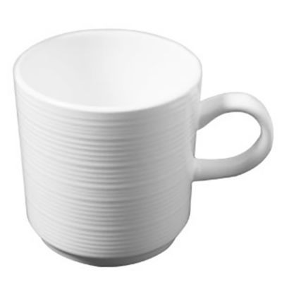 VERTEX CHINA RH-17 MUG STACKABLE 10 OZ RUBICON HELIX WHT