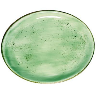 VERTEX CHINA LTJ-14 PLATTER OVL 13-1/2" LONDON TERRA JADE