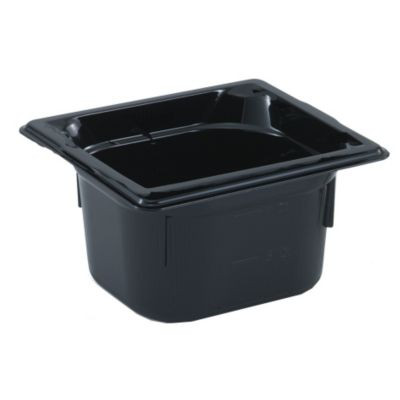 VOLLRATH 9066420 PAN 1/6 SZ SP PLAS HI TEMP BLK