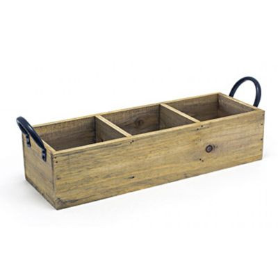 FRONT OF THE HOUSE TCS013NAW21 HOLDER WOOD 13-3/4X4-3/4" RUSTIC