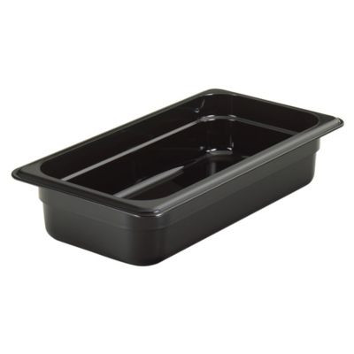 CAMBRO MANUFACTURING 32HP110 PAN FOOD HI HEAT 1/3 SZ 2-1/2"D BLK