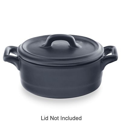 BON CHEF 1600004PBLACK BASE,BAKER,COCOTTES,8-1/2OZ,BLACK