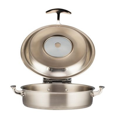 BON CHEF 60030SHL POT 6 QT W/HINGED LID SS CUCINA