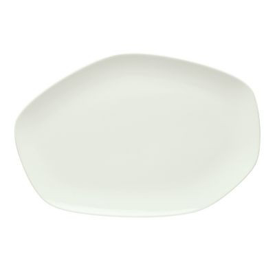 SYRACUSE CHINA 9212640 PLATTER COUPE 15-3/4X10-1/2" ISLANDS WHT