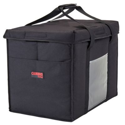 CAMBRO MANUFACTURING GBD211417110 BAG DELIVERY 21X14X17" NYLON BLK FOLD