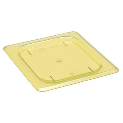 CAMBRO MANUFACTURING 60HPC150 LID F/ 1/6 SZ HI HEAT PAN AMBER
