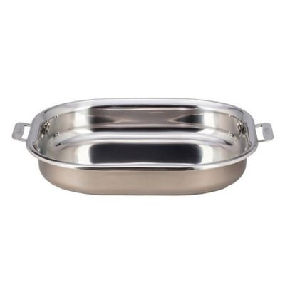 BON CHEF 60023CLDTAUPE PAN OBLONG W/LID 5 QT HOTSTONE COFFEE SS