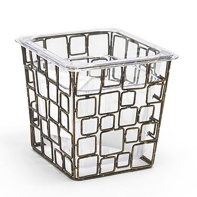 FRONT OF THE HOUSE BHO078GOI21 SET DIVIDER FLATWARE 7X6-1/2X6" CPR