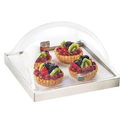 CAL-MIL PLASTIC PRODUCTS,INC. 3329-12-55 DISPLAY,SAMPLER,COLD,FLIP LID,SQ,