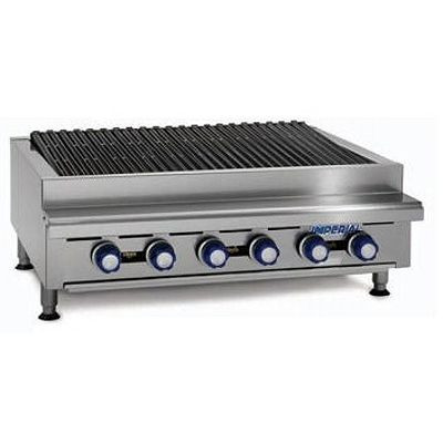 IMPERIAL RANGE IRB-36 CHARBROILER, GAS, COUNTER MODEL,