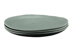 ELITE GLOBAL SOLUTIONS B182080-DGS PLATE 8" MEL DK GRY W/SPECKLES