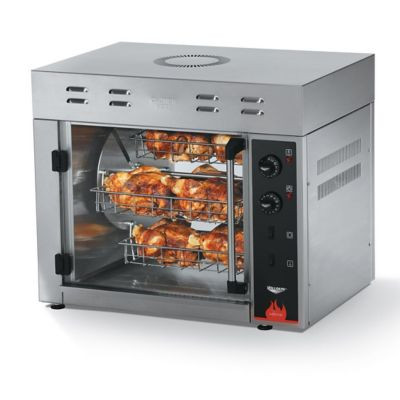 VOLLRATH 40704 OVEN ROTISSERIE COUNTERTOP 8 BIRD ELEC