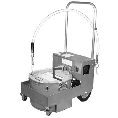MIROIL FILTER BD707 MOBILE OIL FILTER MACHINE/DISCARDTROLLEY