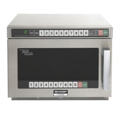 SHARP ELECTRONICS R-CD2200M THIS SHARP COMMERCIAL MICROWAVE IS STACK