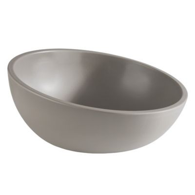 WORLD TABLEWARE INC APS 84836 BOWL 49 OZ ELEMENT MEL CONCRETE