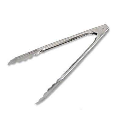 BROWNE FOODSERVICE 57547 TONGS UTILITY 9-1/2" SCALLOPED EDGES SS