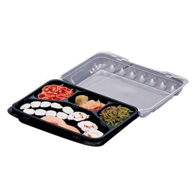 BUNZL YEH891140000 PACTIV YEH891140000 BLACK / CLEAR 4-COMP