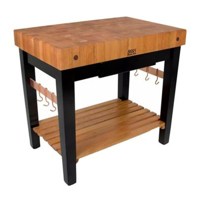 JOHN BOOS RN-PPB2424 TABLE,WORK,BLOC,PREP,24X24X12,CHERRY