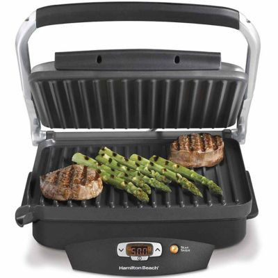 HAMILTON BEACH 25331 THIS STEAK LOVER'S INDOOR GRILL FROM HAM