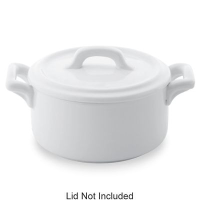 BON CHEF 1600002P BASE,BAKER,COCOTTES,9-1/2OZ,WHITE
