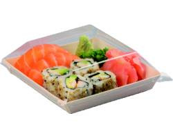 PACKNWOOD 210SAMLT1313 LID F/ 5-1/5" SAMURAI DISH CLR