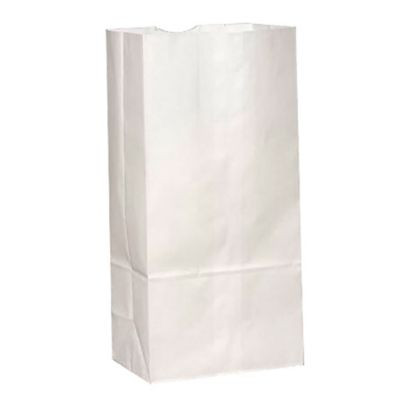 BUNZL 51002 DURO 51002 WHITE 2 LB PAPER BAG - 500 / 
