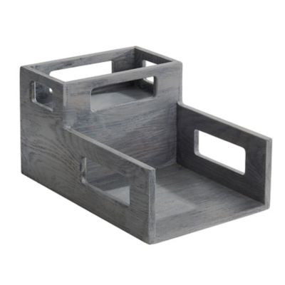 CAL-MIL PLASTIC PRODUCTS,INC. 22068-83 CAL-MIL 22068-83 ASHWOOD 2-COMPARTMENT N