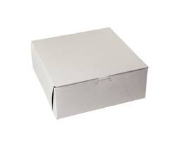 BOXIT CORPORATION 10104B-261 BOX BAKERY LOCK 10X10X4" WHT