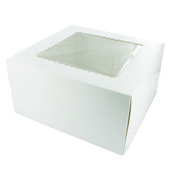 BOXIT CORPORATION 10105W-126 BOX W/WINDOW 10X10X5" WHT