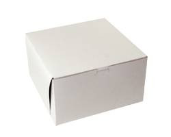 BOXIT CORPORATION 10106B-261 BOX BAKERY LOCK 10X10X6" WHT
