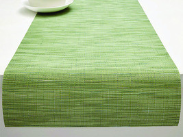 CHILEWICH SULTAN LLC 100101-035 RUNNER TABLE BAMBOO 14X72" SPR GREEN