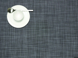CHILEWICH SULTAN LLC 100132-038 MAT TABLE MINI BSKTWVE 14X19" COOL GRY